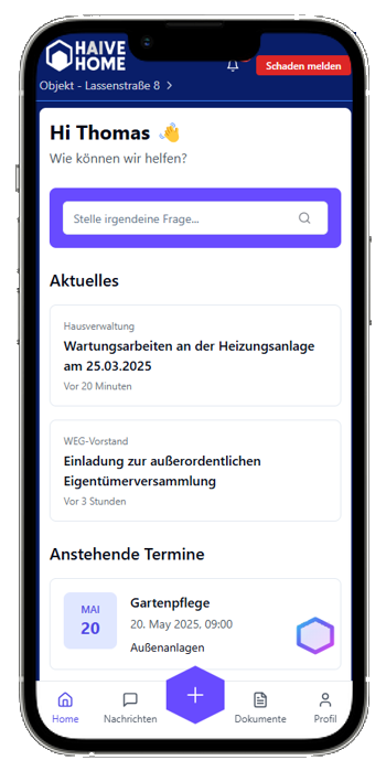 Smartphone APP HAIVE Home
